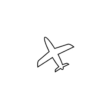 Samolot Pasażerski - Ikona