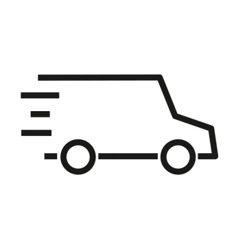 Samochód - dostawa - darmowa ikona