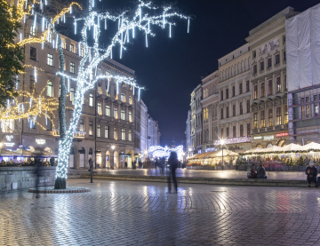 Krakowski Rynek w Nocy