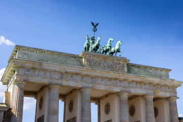 Brama Brandenburska w Berlinie, Niemcy 
