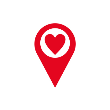 Serce i Pinezka - Lokalizacja na mapie Ikona