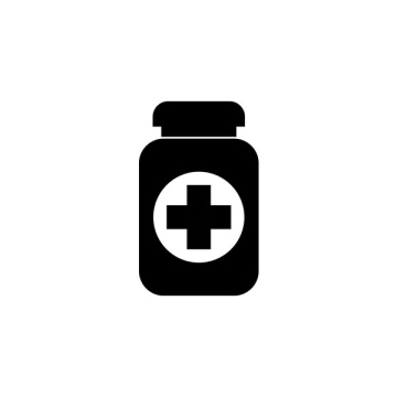 Słoik, pojemnik z lekarstwami - ikona