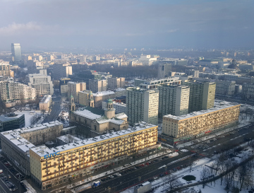 Centrum Warszawy Widok Z Góry