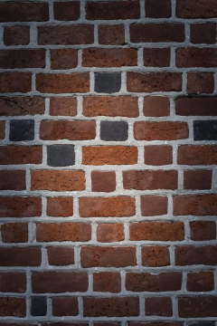 Ściana z Cegieł - Tło z winietą