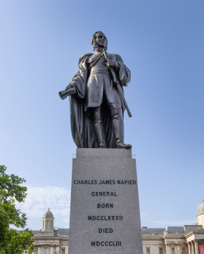 Charles James Napier - Londyn, pomnik