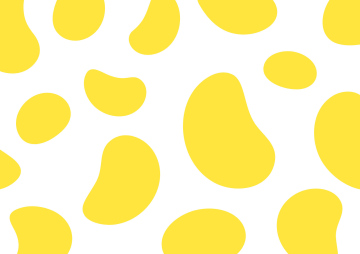 Wektorowe tło, żółte, owalne kształty