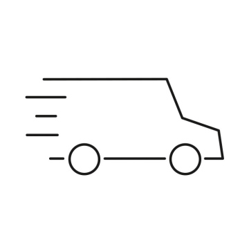 Samochód - dostawa - darmowa ikona
