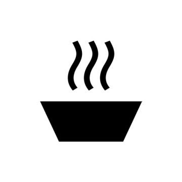 Miska, zupa, gorące danie, symbol