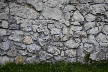 Mur z Białego Kamienia Wapiennego