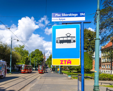 Plac Sikorskiego Bytom, przystanek tramwajowy