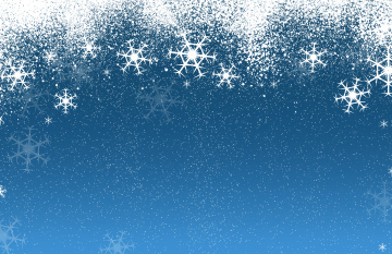 Niebieskie Tło z Płatkami Śniegu