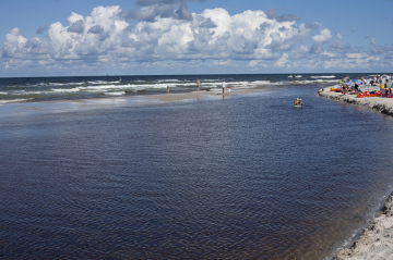 Nadmorska Plaża i Ujście Rzeki