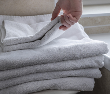 Czyste Ręczniki w Łazience