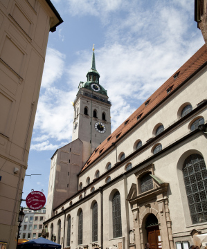 Kościół W Centrum Monachium