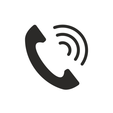 Słuchawka telefoniczna - wektor, telefon darmowa ikona