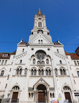 Kościół Najświętszego Serca Pana Jezusa w Wiedniu - zdjęcie stockowe