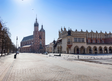 Rynek Główny i Kościół Mariacki w Krakowie
