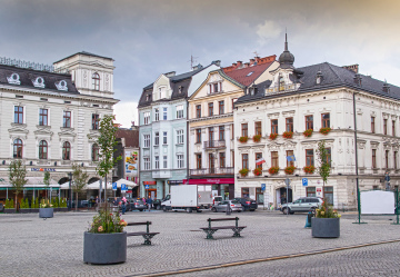 Kamienice na Rynku w Cieszynie