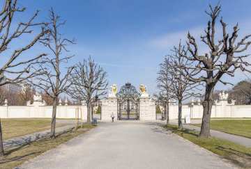 Belweder w Wiedniu, brama wejściowa do pałacu