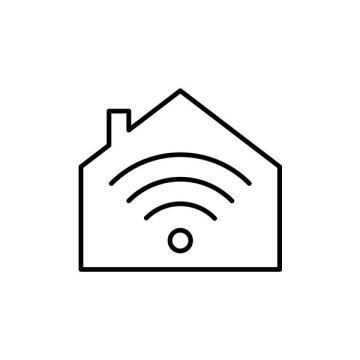 Wifi Home free icon