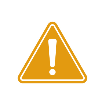 Trójkąt Ostrzegawczy - ikona, wektor