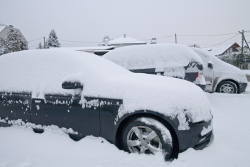 Parking Zasypany Śniegiem