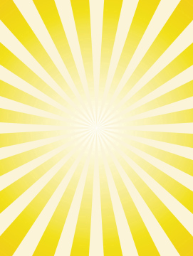 Wektorowe Tło, Żółte Promienie Słońca Skierowane do środka