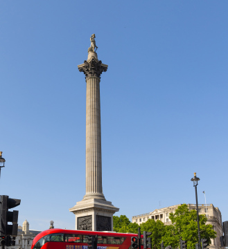 Trafalgar Square i Kolumna Nelsona