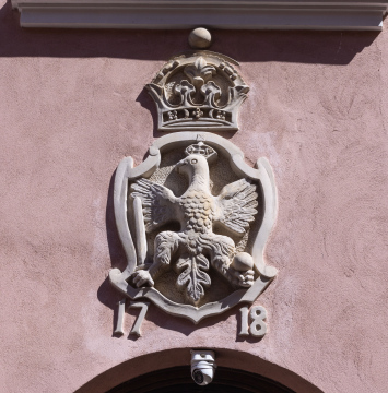 Detal Architektoniczny, Orzeł, Godło na fasadzie budynku
