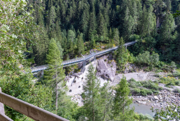 Kanion rzeki Passirio w Passiria, Tyrol