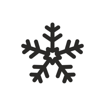 Płatek Śniegu, zima, darmowa ikona