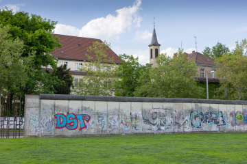 Zachowany Fragment Muru Berlińskiego