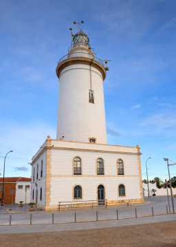 Malaga, Hiszpania, Latarnia Morska