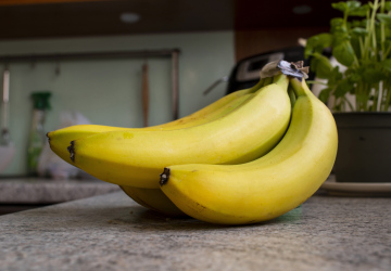 Kiść Bananów W Kuchni