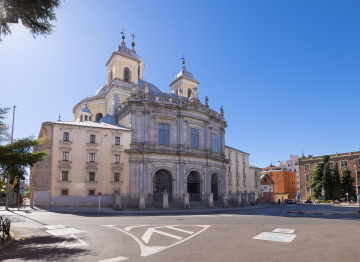 Królewska Bazylika Świętego Franciszka Wielkiego w Madrycie zdjęcie stockowe