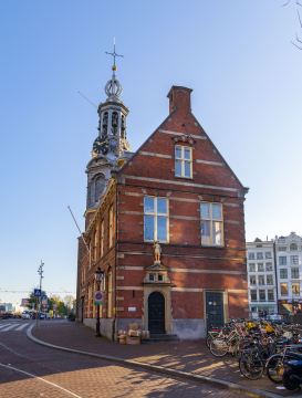 Munttoren, Amsterdam Holandia