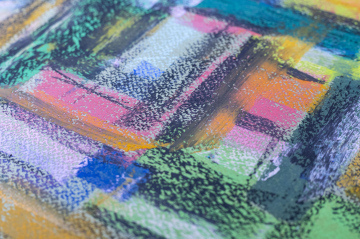 Kolorowe Tło, powierzchnia rysowana pastelami