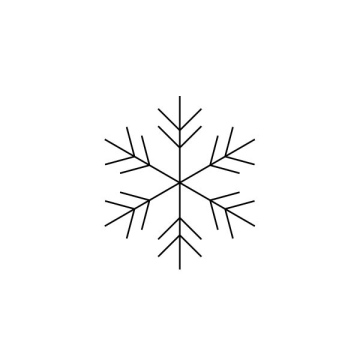 Płatek Śniegu darmowa ikona