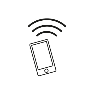 Smartfon, ikona, darmowa ikona, Wi-Fi