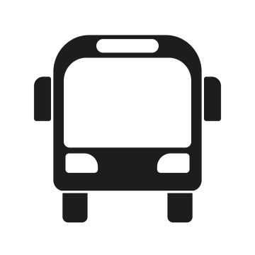 Autobus, ikona - widok frontowy