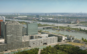 Wiedeń i Widok Na Dunaj