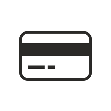 Karta Kredytowa, płatnicza, darmowa ikona