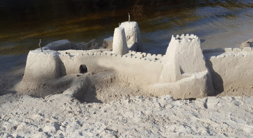 Zamek z Piasku na Plaży