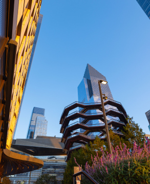 Nowoczesne Budynki w Hudson Yards, Nowy Jork, USA