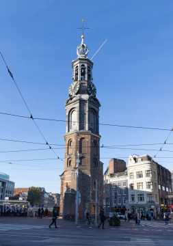 Wieża Munttoren w Amsterdamie