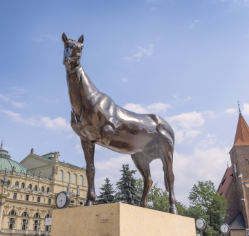 Koń - Rzeźba Austina Camilleriego, Kraków