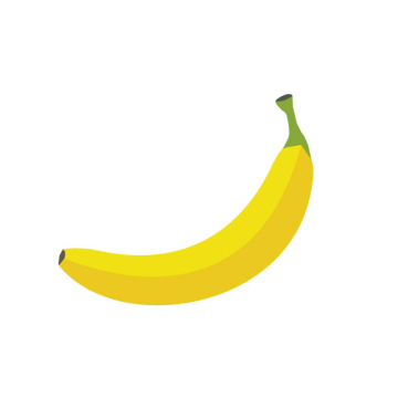 Banan - wektorowa ikona