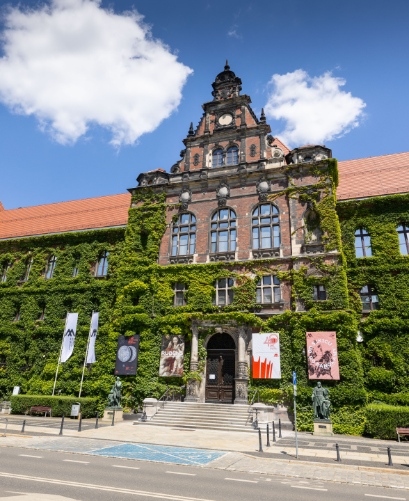 Muzeum Narodowe we Wrocławiu; zdjęcie stockowe