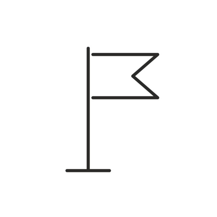 Flaga, lokalizacja, darmowa ikona, wektor