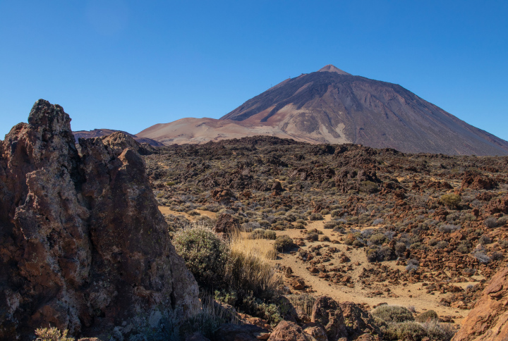 Widok na Szczyt Teide na Teneryfie